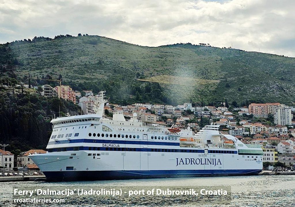 Ferry ‘Dalmacija’ owned by Jadrolinija