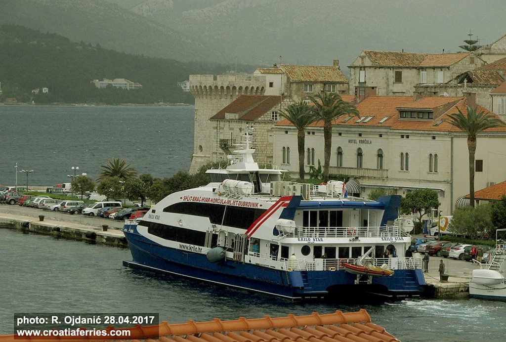 katamaran krilo split korčula